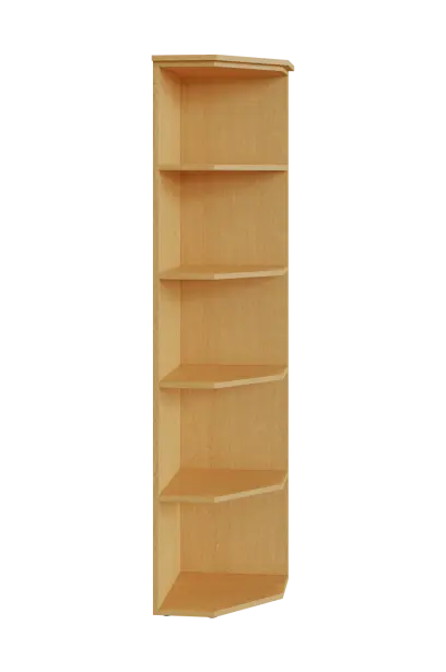 R 5 - 4 kancelářská skříň, rohová, 1800x400x400, buk Royal